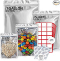 BELLE KR® 100 Pcs Assorted Mylar Bags by BELLEKR