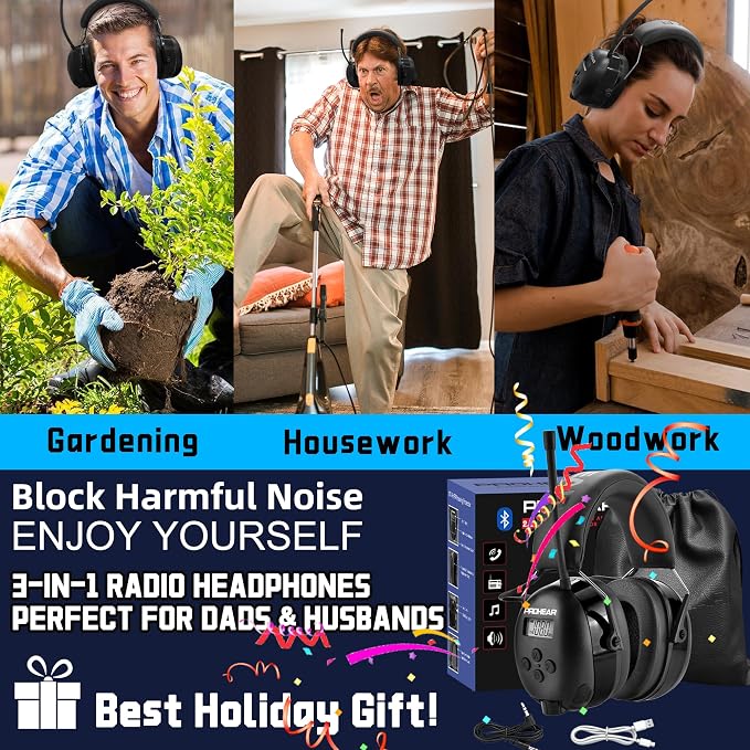 PROHEAR 033 2.0 Bluetooth Hearing Protection Headphones - Image 7