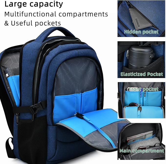 DUSLANG 17 Inch Laptop Backpack - Image 3