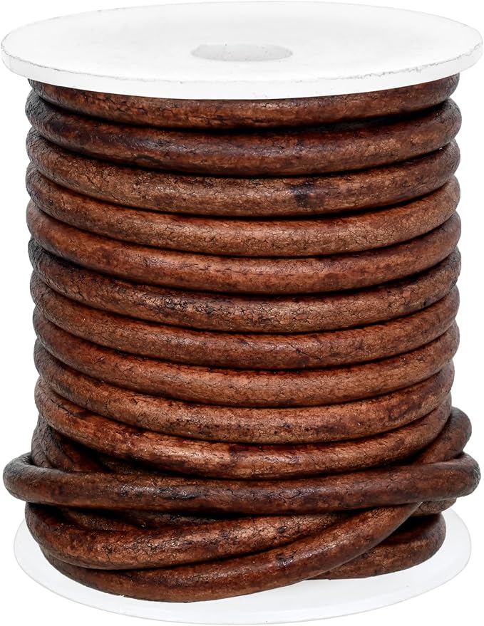GENIQUE Real/Genuine Round Leather String Cord - Image 3