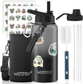 32oz Insulated Water Bottle, BPA Free&Leak Proof, Stainless Steel Water Flask by Watersy