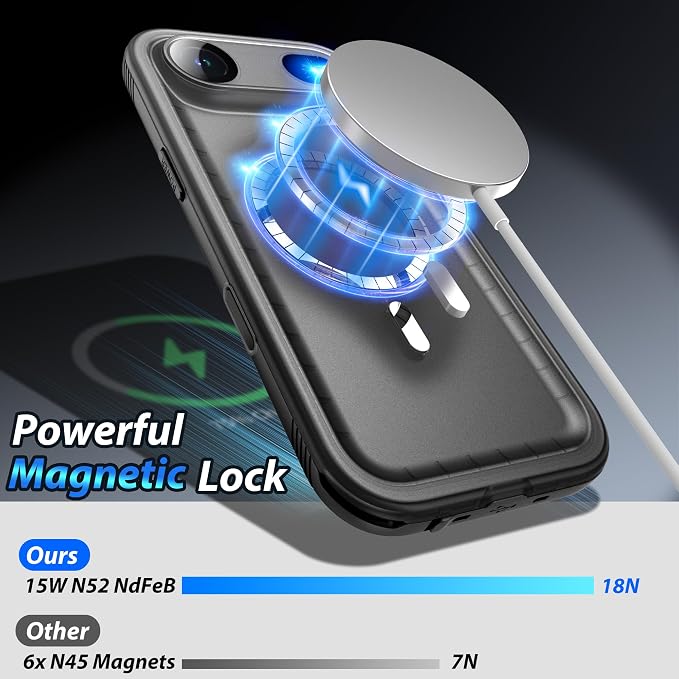 SPORTLINK for iPhone Air Case, IP68 Waterproof Military Protective Full Body - Image 8