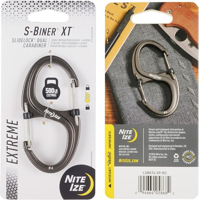 Nite Ize S-Biner XT SlideLock Dual Carabiner - Image 8