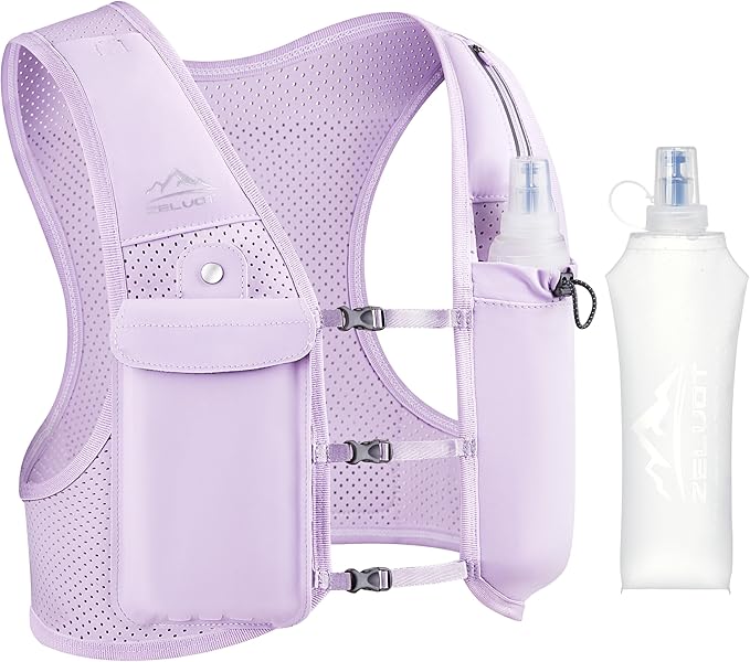 Zelvot Running Vest for Women Men, USA Original Patent, Adjustable Chest Straps by Zelvot