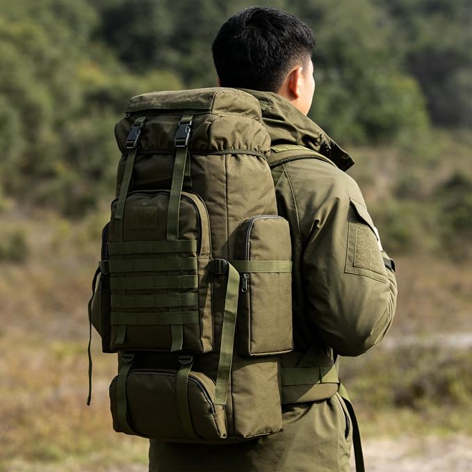 Hiking Backpack for Men 70L/100L Camping Backpack Military Rucksack Molle 3 - Image 7
