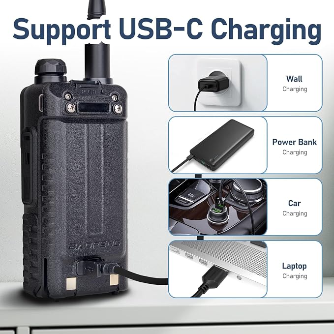 BAOFENG UV-5RM Upgrade Ham Radio, 10W High Power Long Range Two Way Radio - Image 6