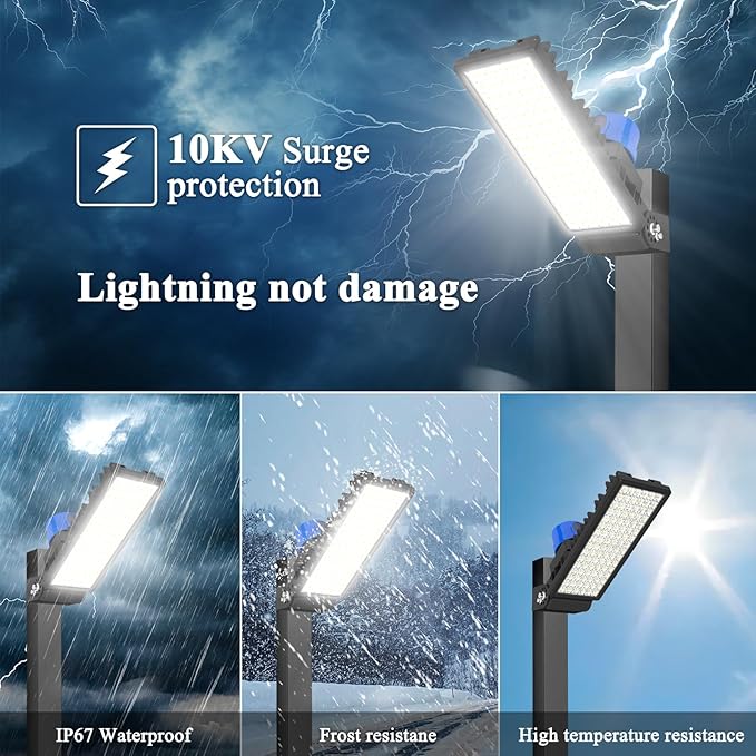 100W LED Parking Lot Light 14000LM Barn Lights - Image 4