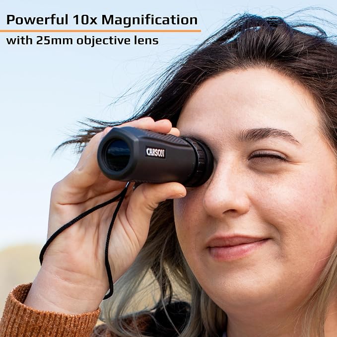 Carson BlackWave 10x25mm Waterproof Monocular - Image 3