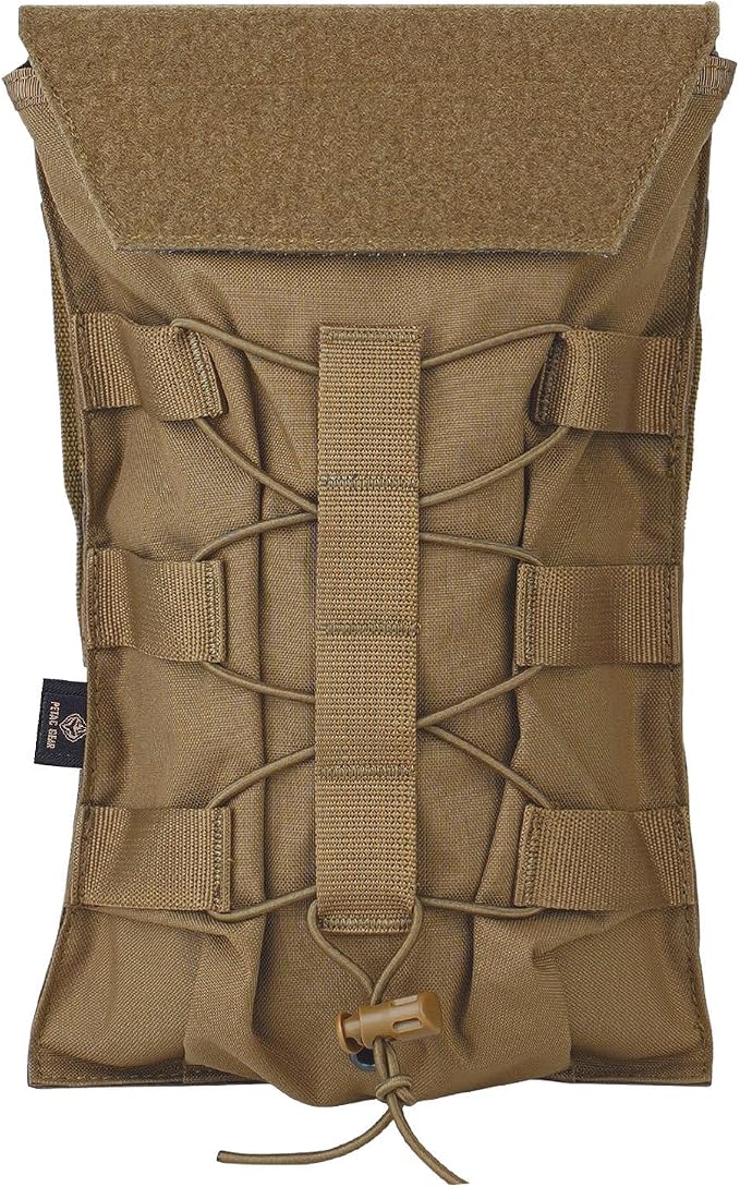 PETAC GEAR 1.5L / 3L Tactical Hydration Pack，Molle Carrier Pouch by PetacGear