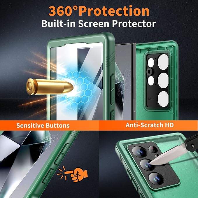Cozycase for Samsung Galaxy S24 Ultra Waterproof Case - Image 5