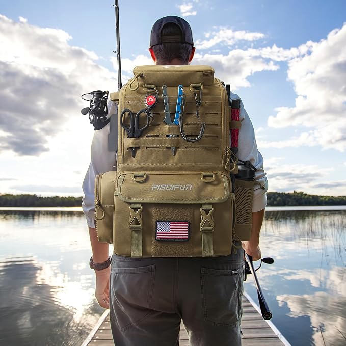 Piscifun 52L Fishing Tackle Backpack - Image 2