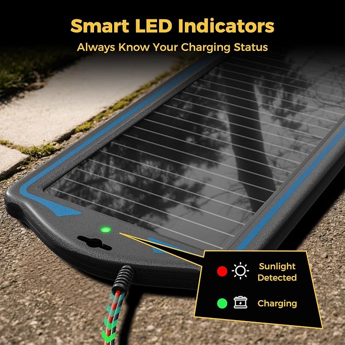 SUNAPEX 12V Solar Battery Charge: Waterproof Portable Solar Panel Kit - Image 5