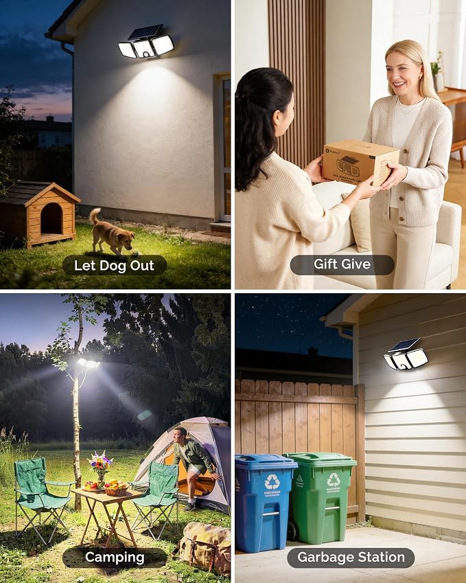 Brightown 3 Pack Solar Outdoor Lights - Image 9