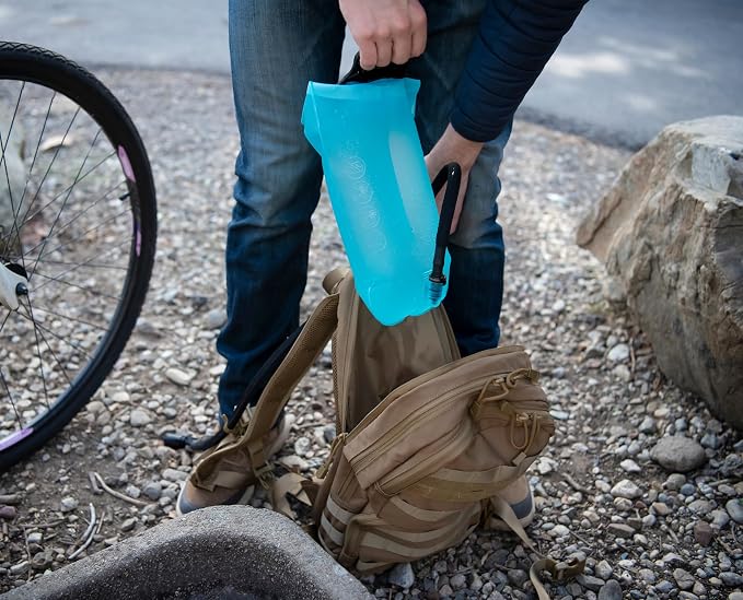 MARCHWAY 2L/2.5L/3L TPU Hydration Bladder, Ultra Durable Water Reservoir Bag - Image 7