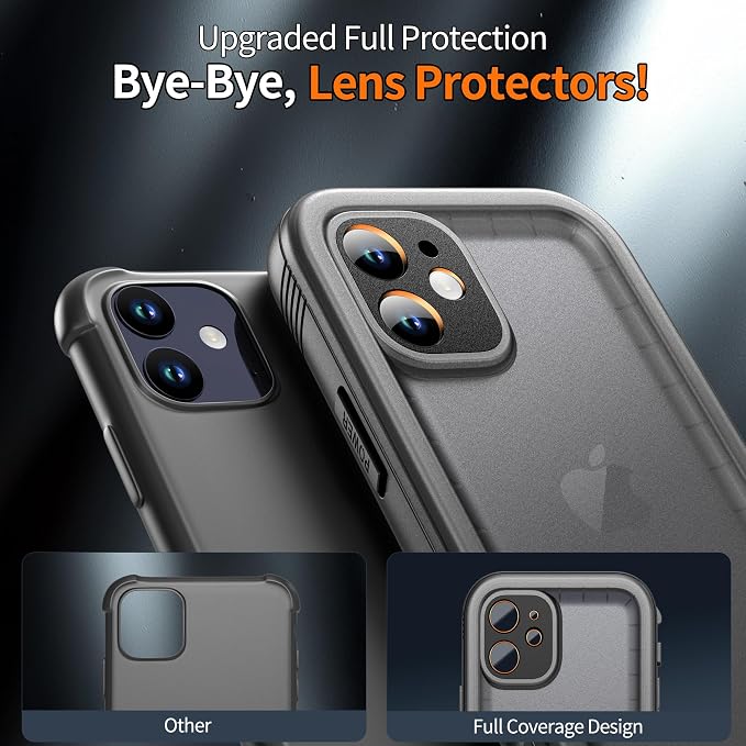 Cozycase Compatible with Waterproof iPhone 11 case, Built-in Screen Protector - Image 5