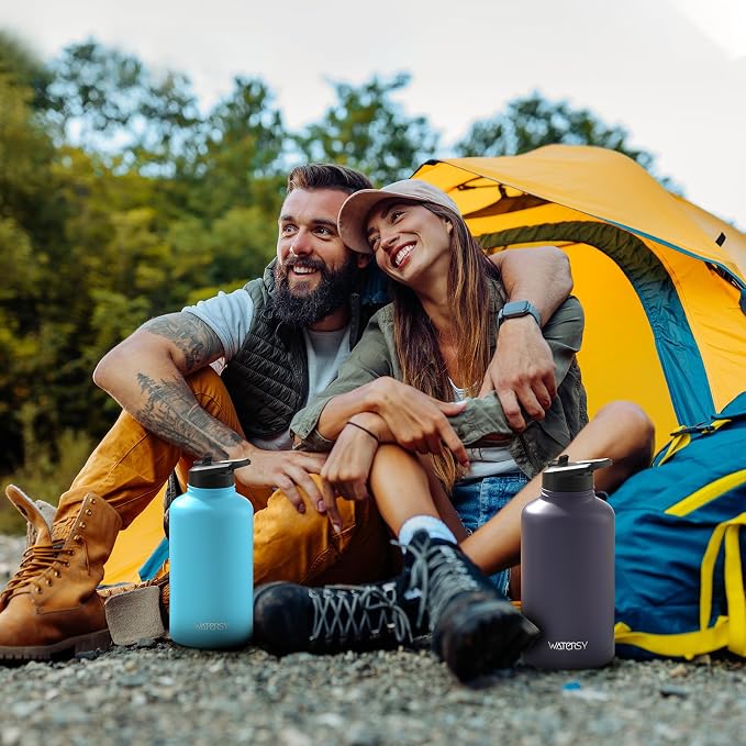 64oz Insulated Water Bottle, BPA Free&Leak Proof, Half Gallon Stainless Steel - Image 9