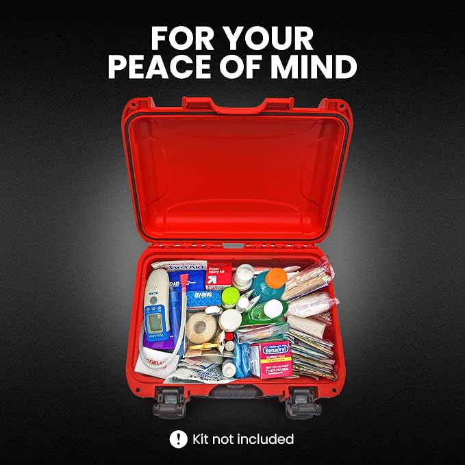 NANUK 915 Waterproof First Aid Box Empty – Durable, Medical First Aid Organizer - Image 3