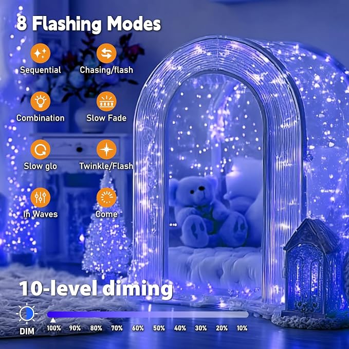 ZSJWL 6 Pack Rechargeable Fairy Lights - Image 7