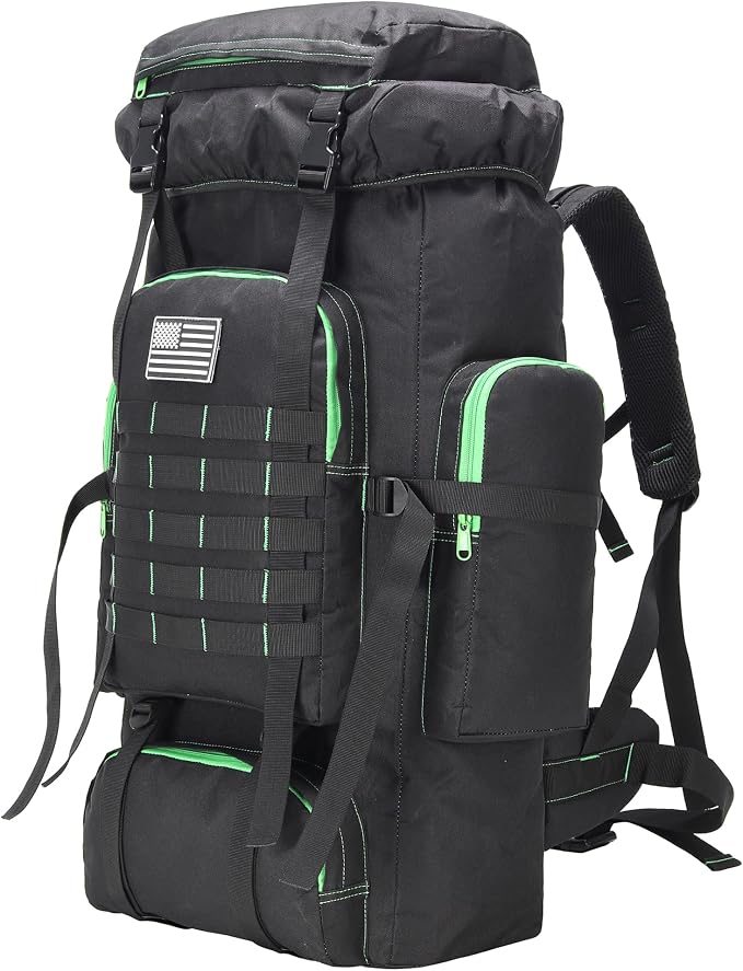 Hiking Backpack for Men 70L/100L Camping Backpack Military Rucksack Molle 3 by W+WINTMING
