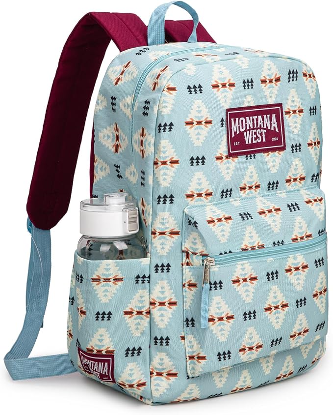 Montana West Backpack for Women Men 2 PCS Lightweight College Bookbags Casual - Image 3