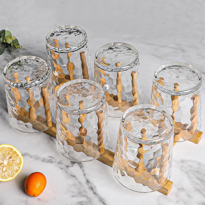 BPA-Free Plastic Tumblers 6 Pack | Reusable Dishwasher Safe | Stackable - Image 6