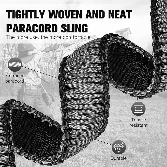 VVAAGG Two-Point Paracord Rifle Sling - Image 3
