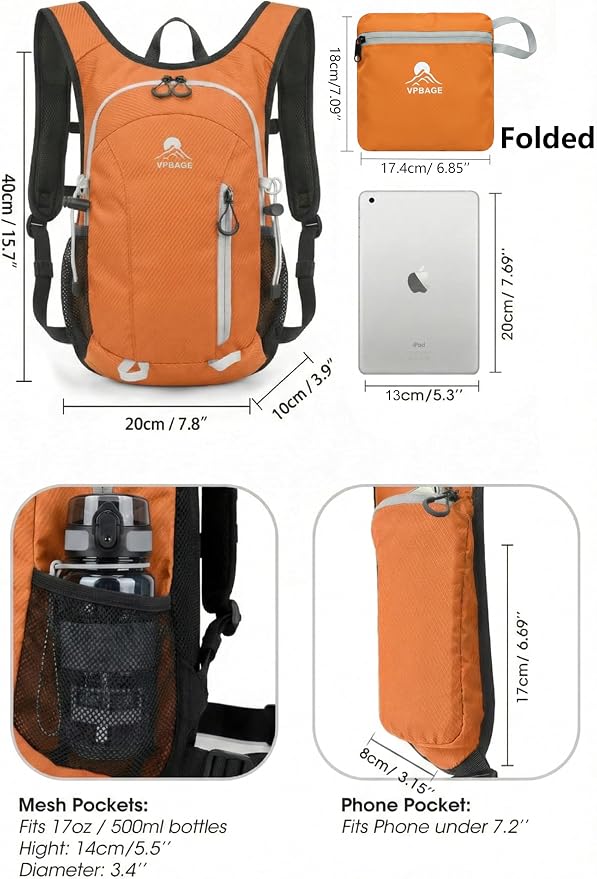 Foldable Small Hiking Backpack - Image 5