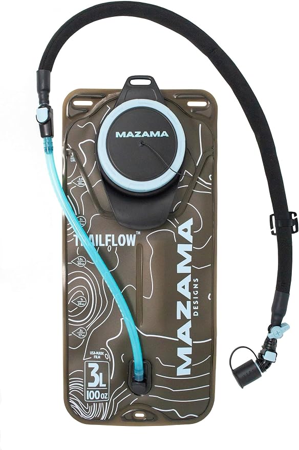Trailflow-88TZ Hydration Bladder by Mazama Designs. Leakproof, Fits Most by Mazama