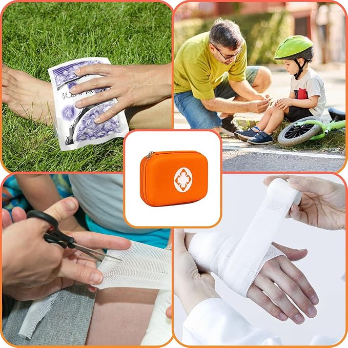276PCS Mini Car First Aid Kit Travel Size - Image 4
