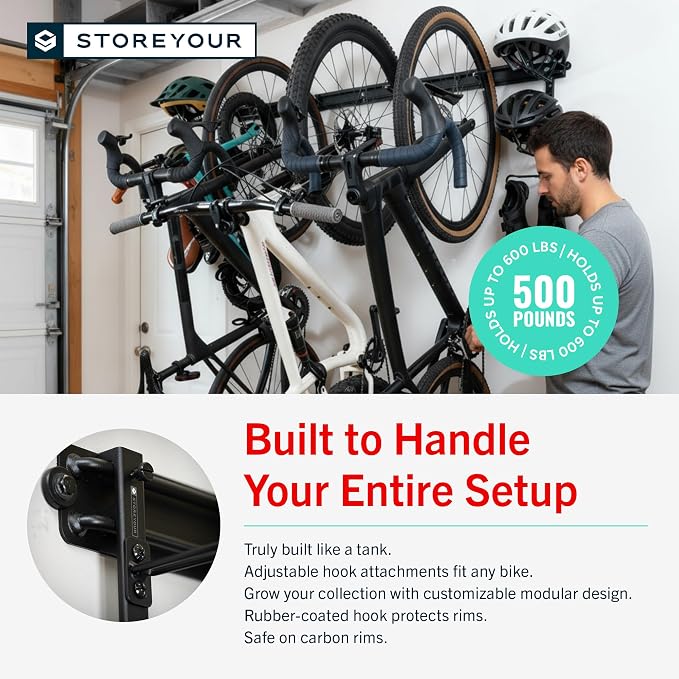 StoreYourBoard BLAT Modular Wall Bike Rack - Image 5