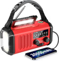 Leaton Emergency Radio NOAA Weather Radio Hand Crank & Solar Charging by Leaton