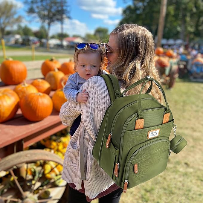 RUVALINO Diaper Bag Backpack-Expandable Baby Bag - Image 8