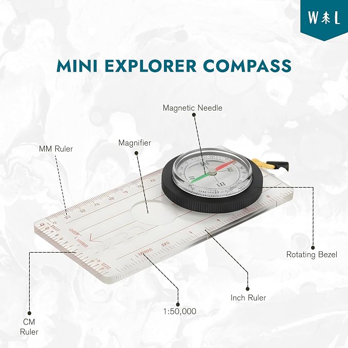 Magnetic Liquid Compass Kit – Professional Hiking Compass - Image 4
