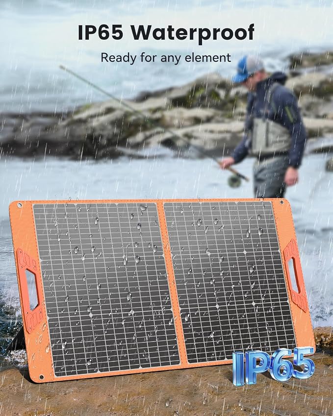 100W Portable Solar Panel for Power Station, 19.8V Foldable Solar Charger - Image 8