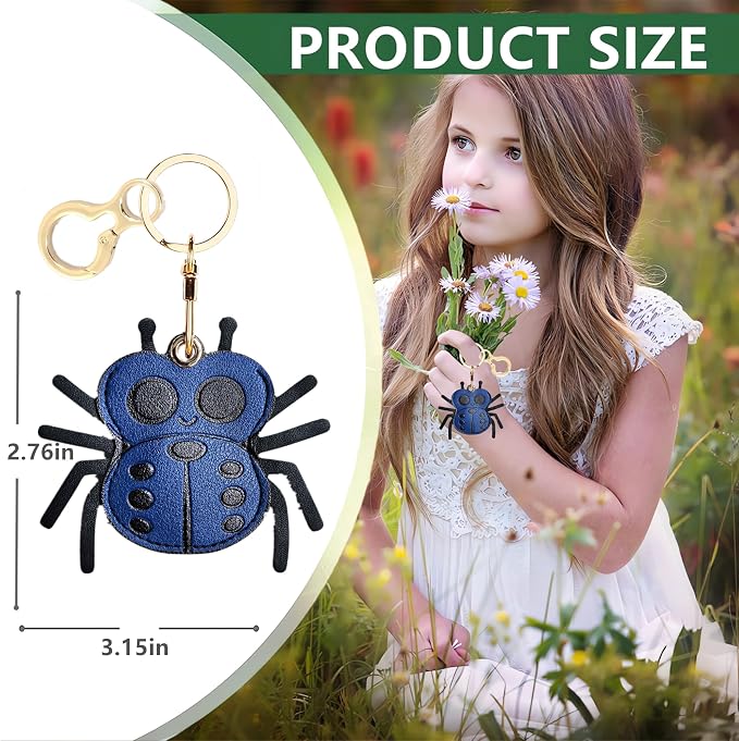 Leather Keychain Holder Case Compatible - Image 2