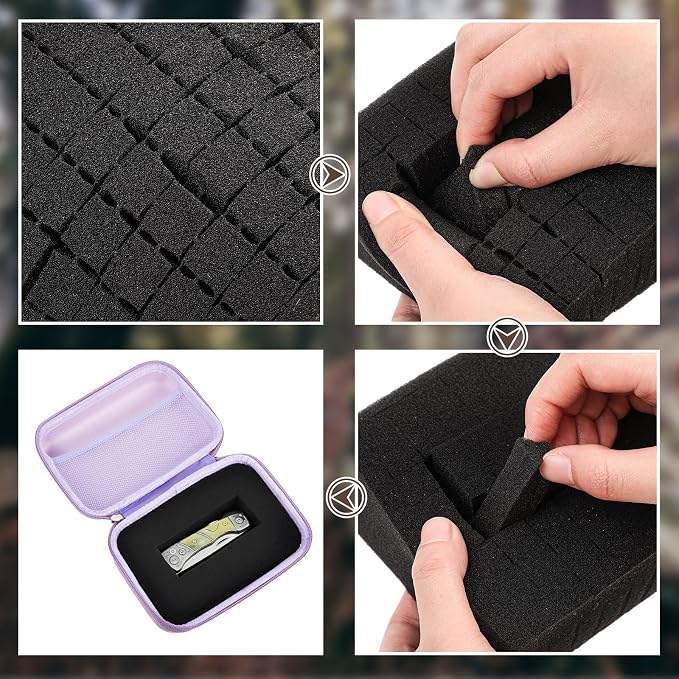 Relaxweex EVA Hard Case with Customizable Foam 13.5 x 9.8 x 5.5 Inch Protective - Image 4