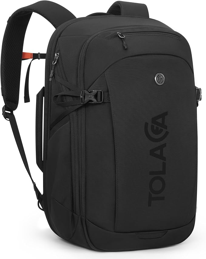 Tolaccea Travel Laptop Backpack 32L, TSA Friendly Flight Approved Computer Work by Tolaccea