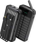 Solar Charger Power Bank, PD 20W Fast Charging External Batter, 40000mAh by SOXONO