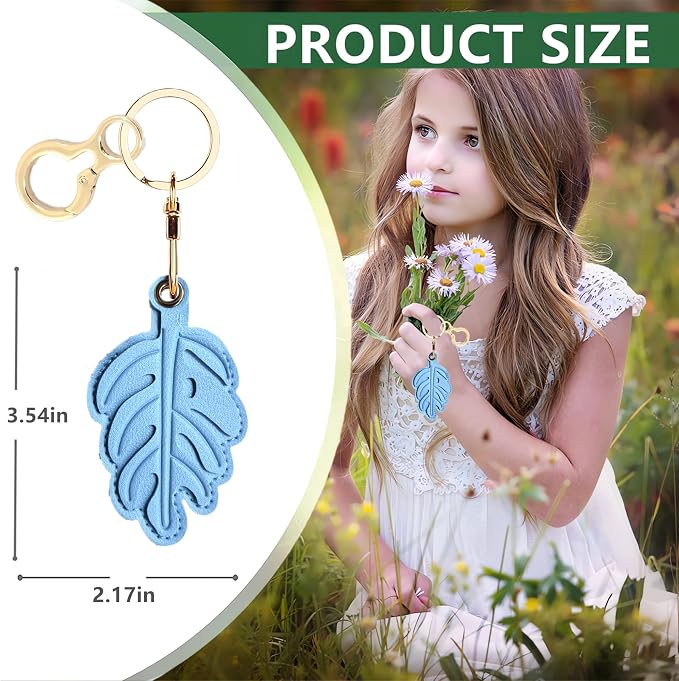 Leather Keychain Holder Case Compatible - Image 2