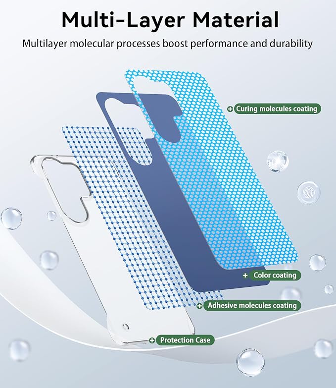 GRECAZO Slim Borderless for Samsung Galaxy S26 Ultra Phone Case 6.9" Ultra-Thin - Image 5