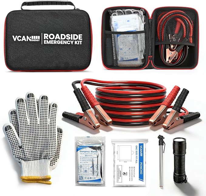 VCANENERGY Car Emergency Safety Kit Bag by VCANENERGY
