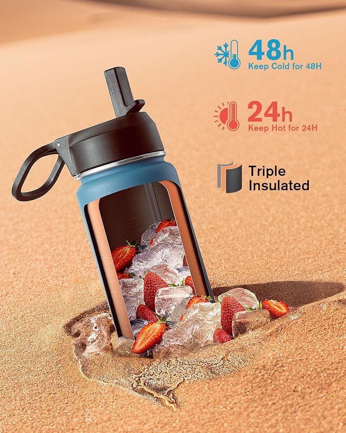Coolflask Water Bottle 24 oz Insulated - Image 2