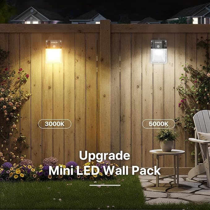 HYPERLITE LED Wall Pack 30W: 2Pack 3600lm 3000K Security Lights - Image 3