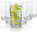 Zulay Kitchen Plastic Drinking Glasses – 24oz Acrylic Shatterproof Water Cups by ZulayKitchen