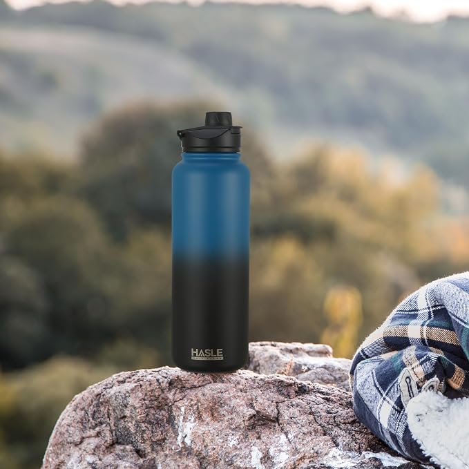 HASLE OUTFITTERS 40oz Stainless Steel Water Bottle, Vacuum Insulated Double - Image 6