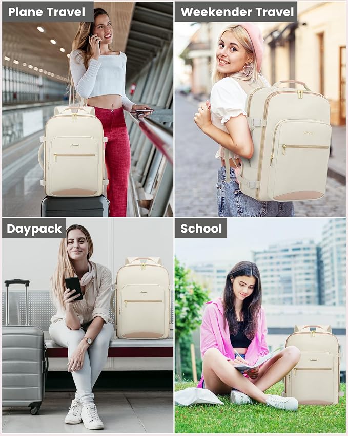 LOVEVOOK Travel Backpack for Women & Men 40L, Airline Approved Carry On - Image 7