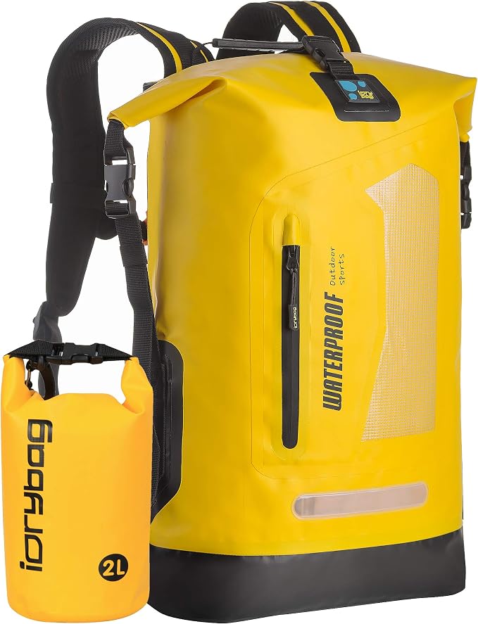 IDRYBAG Waterproof Backpack for Men 20L/30L/40L, Floating Dry Bag Kayak by iDrybag+