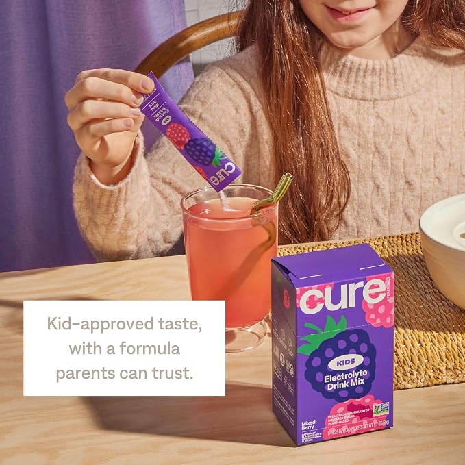 Cure Hydration - Kids Electrolyte Drink Mix | Plant-Based Pediatrician - Image 7