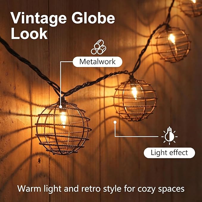 Decorative String Lights Indoor Outdoor, Patio Lantern Style String Lights - Image 3