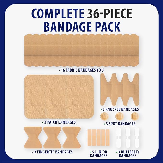 MFASCO First Aid Kit Bandage Refill Pack - Image 6